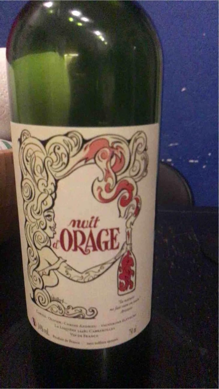 Nuit d'orage 2019 - Clos Fantine - Carole, Olivier & Corine Andrieu -2019