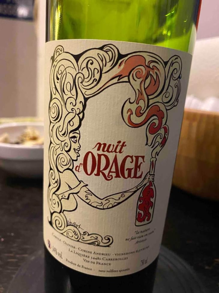 Nuit d'orage 2019 - Clos Fantine - Carole, Olivier & Corine Andrieu -2019
