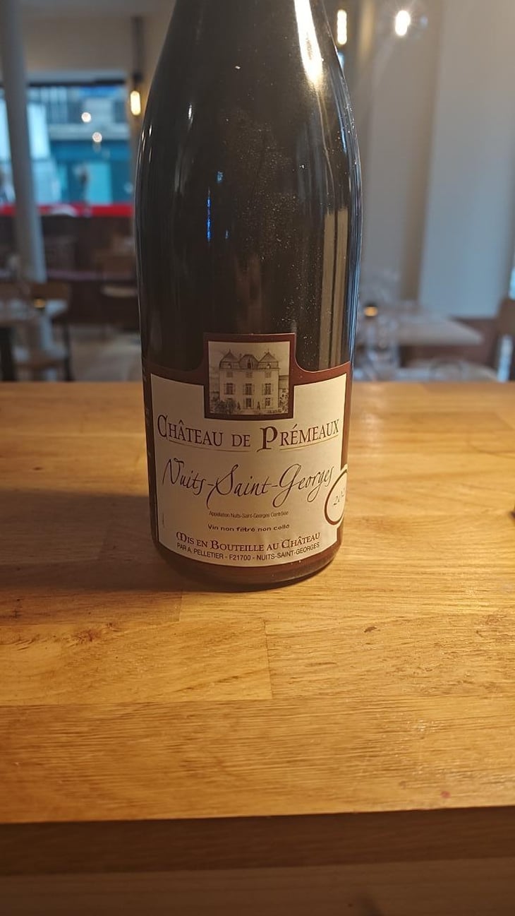 Nuit saint Georges 1er cru - Château de Prémeaux - Famille Pelletier -2019
