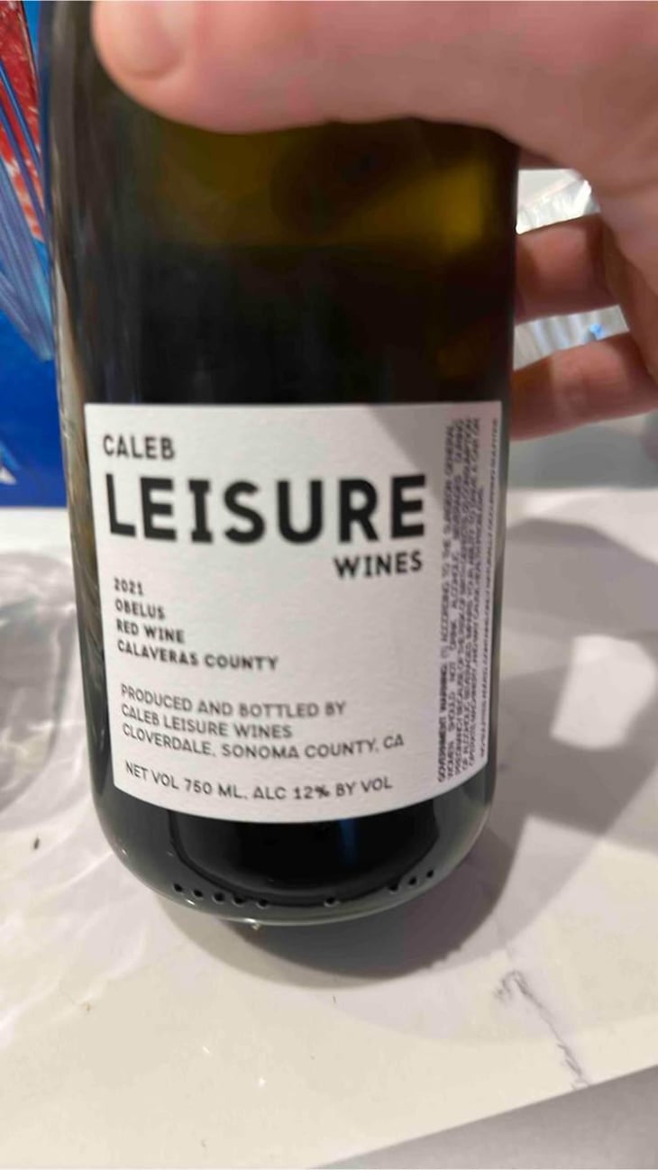 Obelus - Caleb Leisure Wines - Caleb Leisure -2021