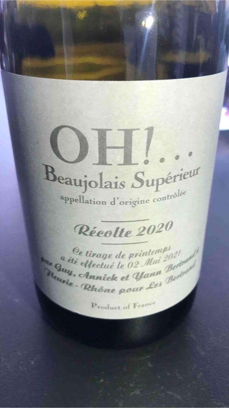 OH!... - Les Bertrand - Guy, Annick & Yann Bertrand -2019
