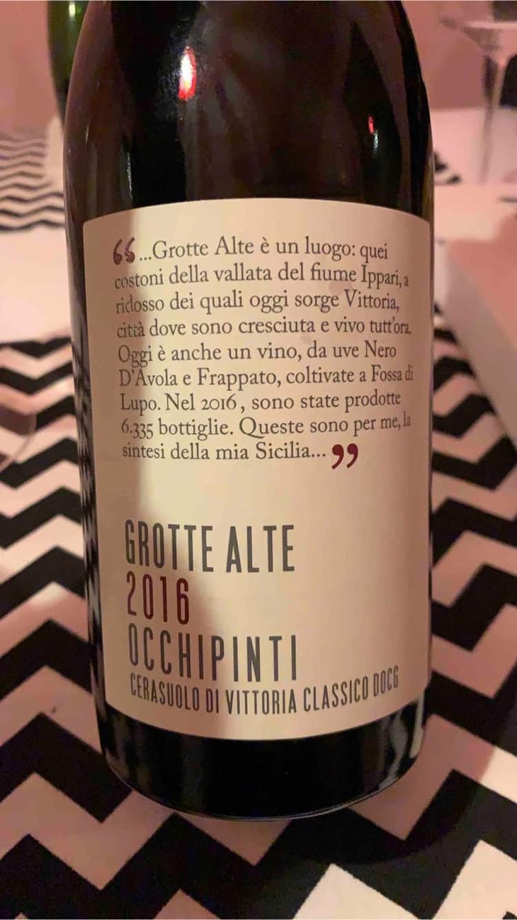 Grotte Alte - Azienda Agricola Arianna Occhipinti - Arianna Occhipinti 
