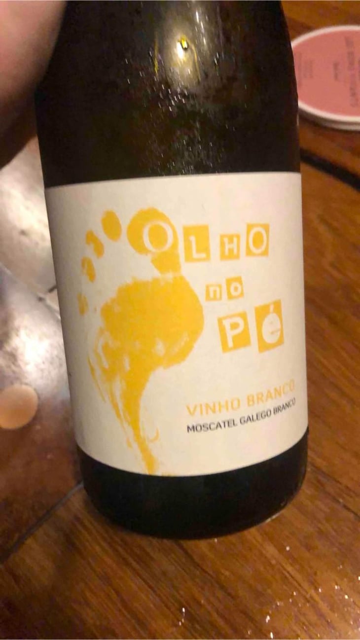 Olho no Pé Moscatel Galego Branco - Folias de Baco - Tiago Sampaio 