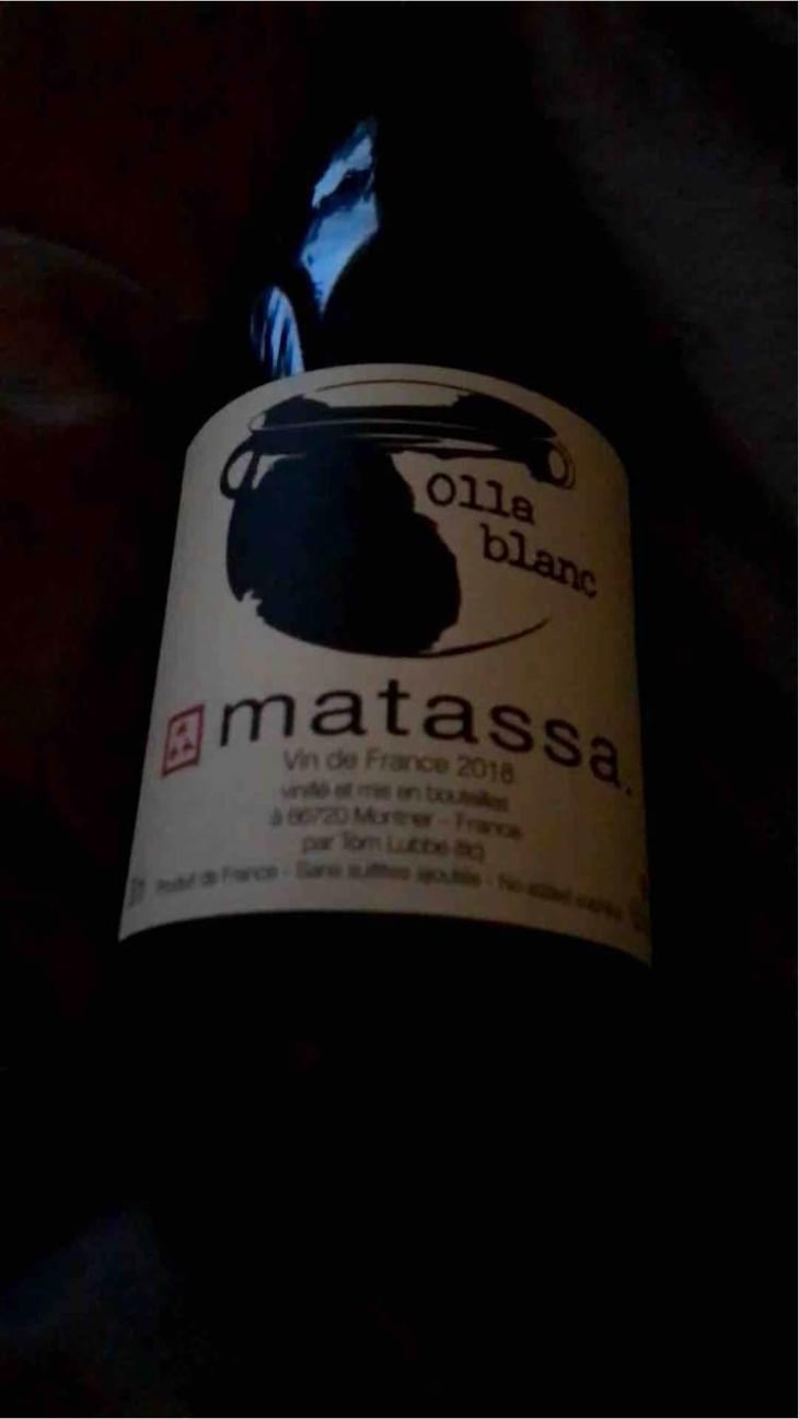 Olla Blanc - Domaine Matassa - Tom Lubbe 