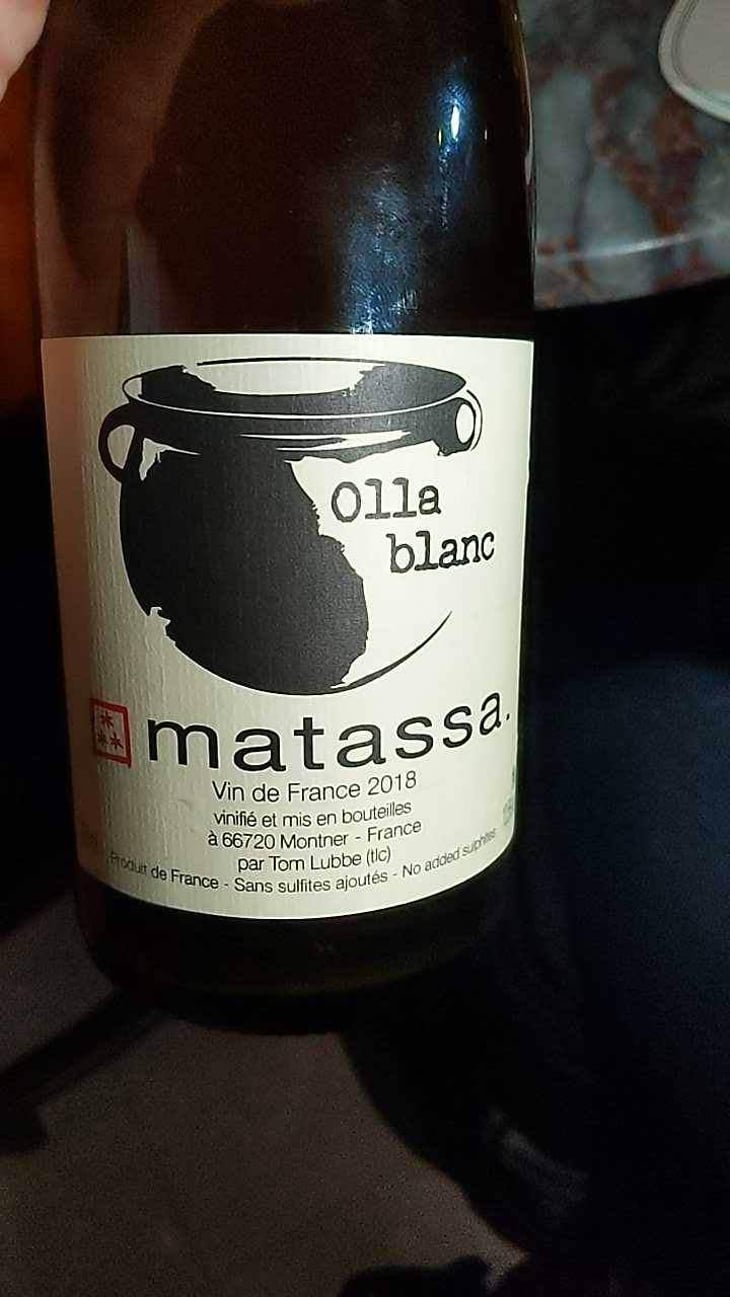 Olla Blanc - Domaine Matassa - Tom Lubbe 