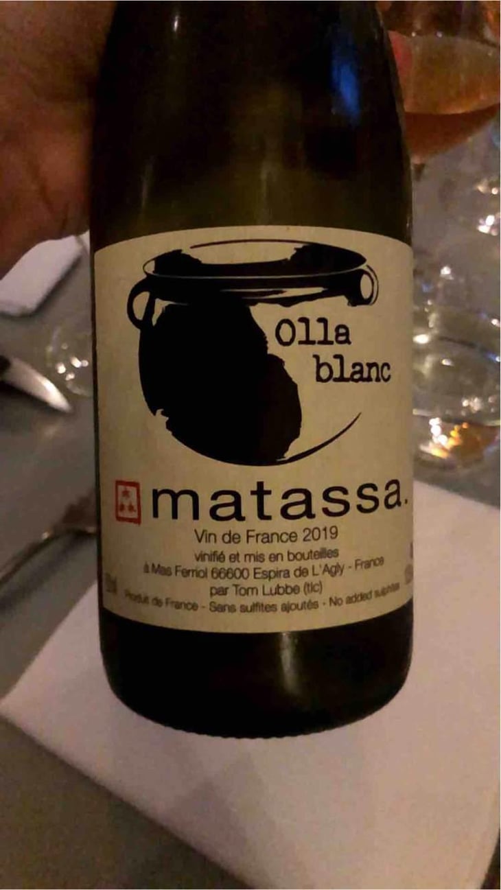 Olla Blanc - Domaine Matassa - Tom Lubbe 