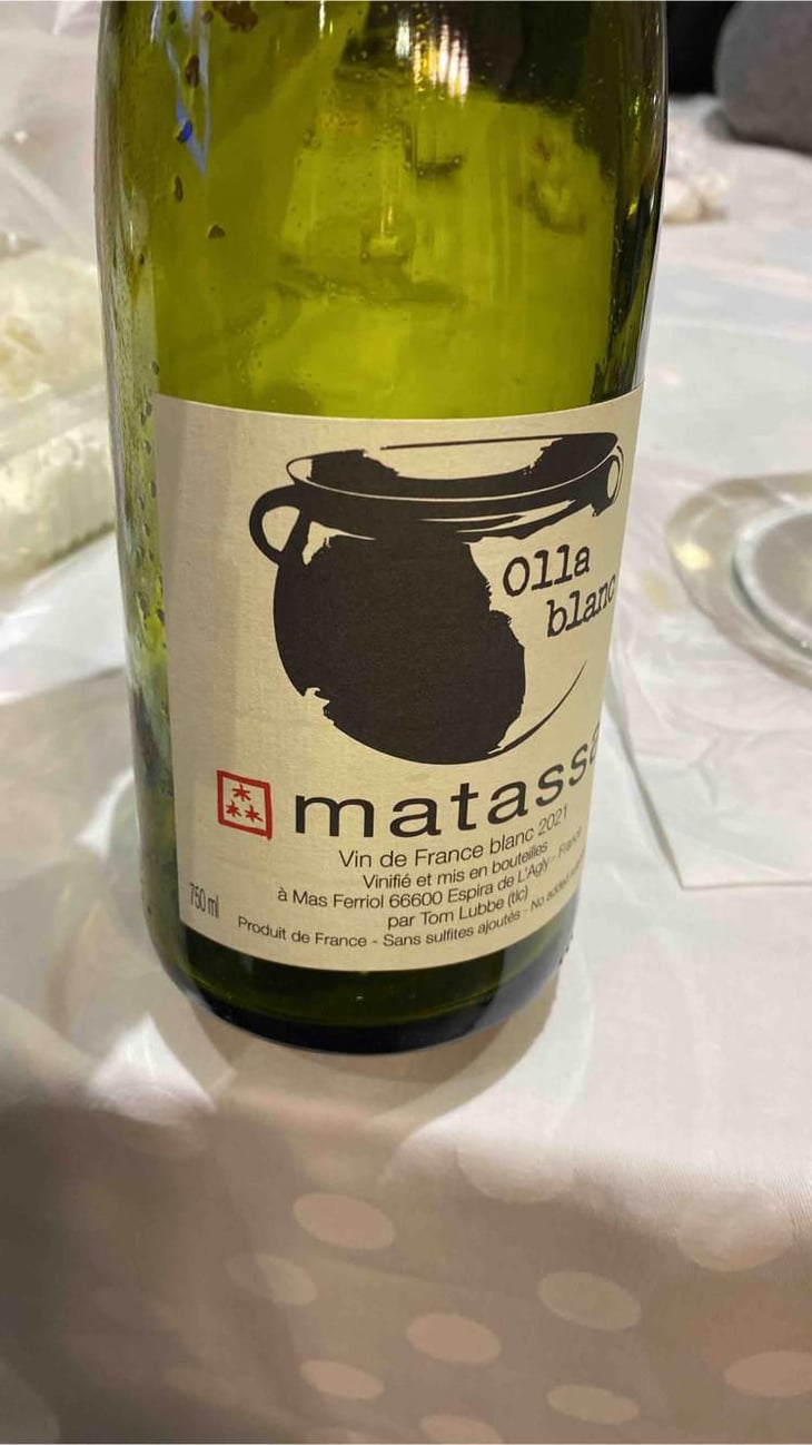 Olla Blanc - Domaine Matassa - Tom Lubbe 