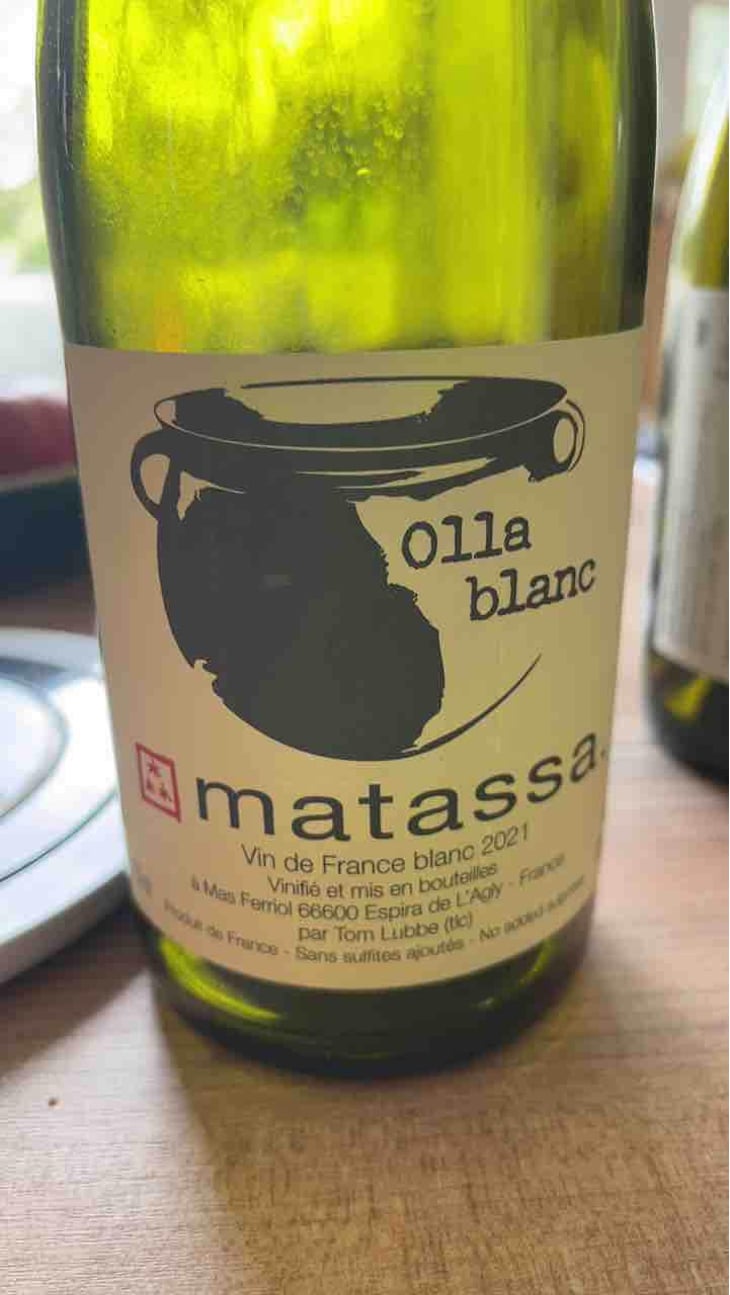 Olla Blanc - Domaine Matassa - Tom Lubbe 