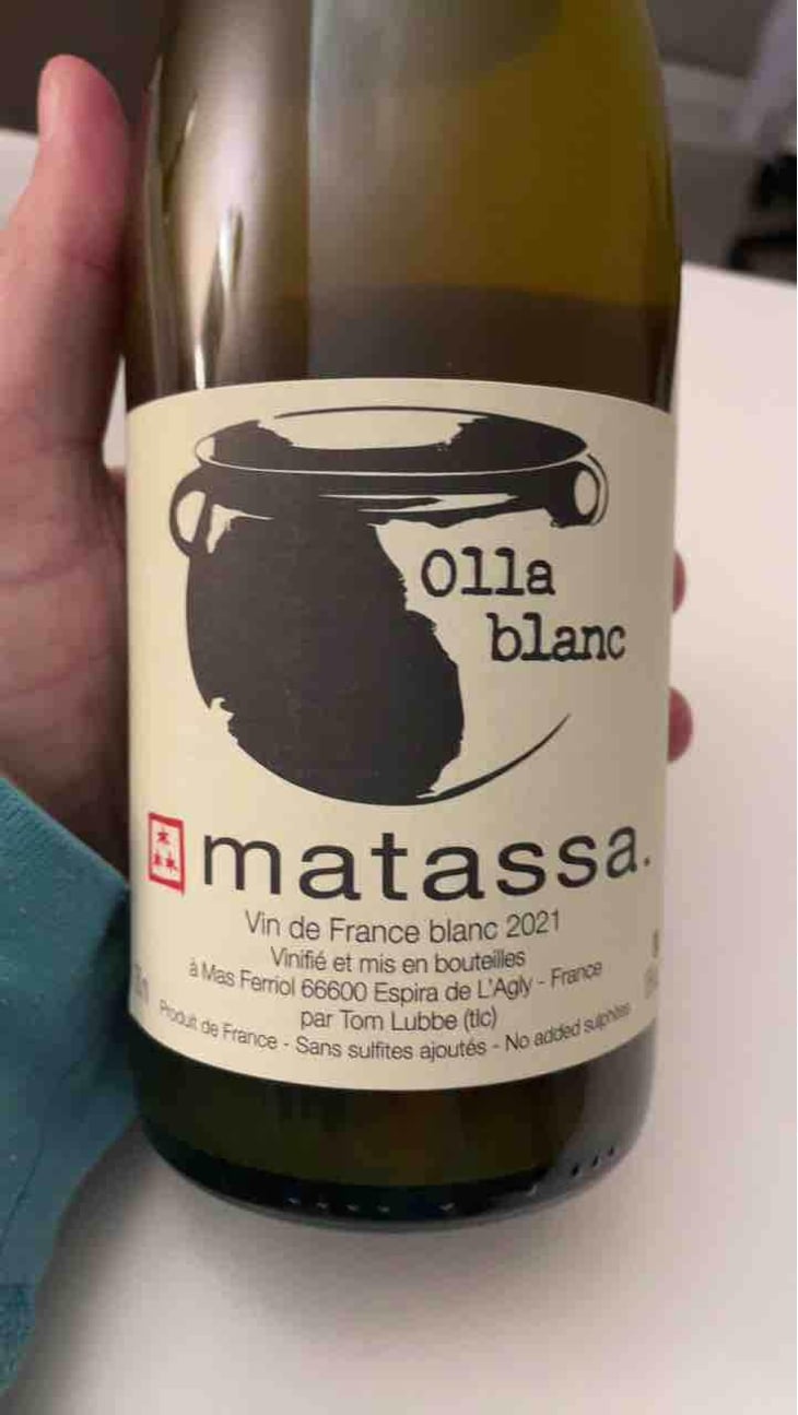 Olla Blanc - Domaine Matassa - Tom Lubbe 