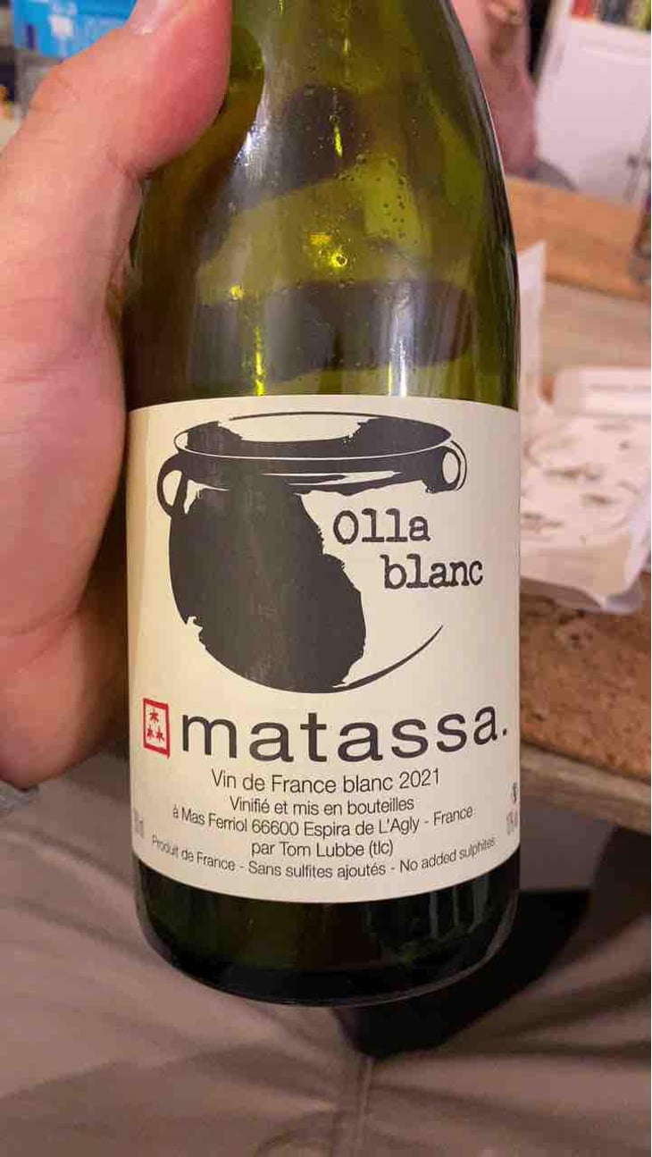Olla Blanc - Domaine Matassa - Tom Lubbe 