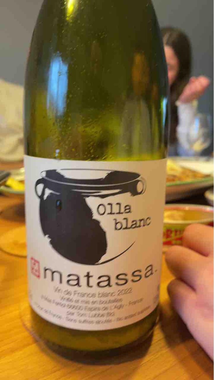 Olla Blanc - Domaine Matassa - Tom Lubbe 