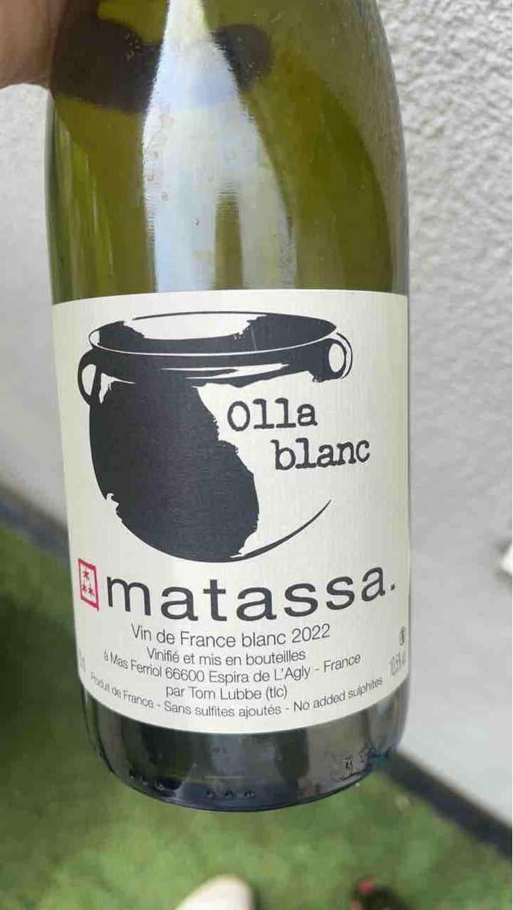 Olla Blanc - Domaine Matassa - Tom Lubbe 