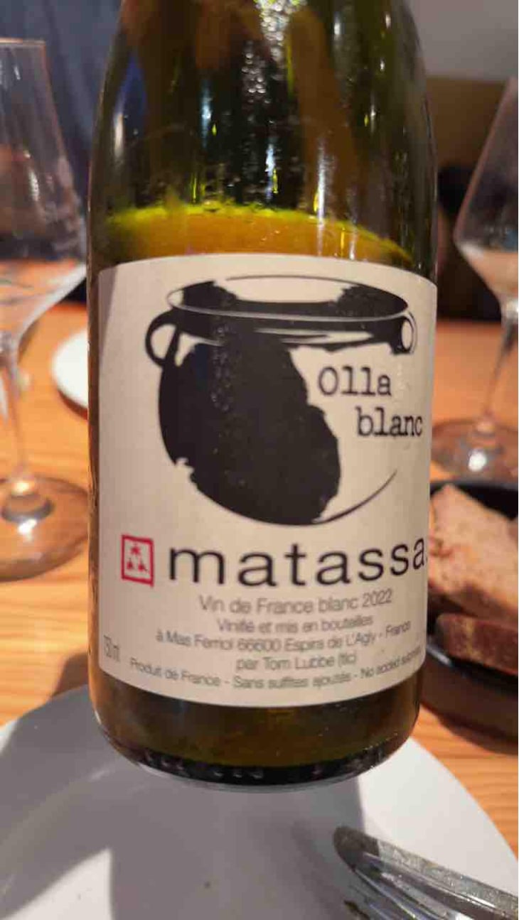 Olla Blanc - Domaine Matassa - Tom Lubbe 