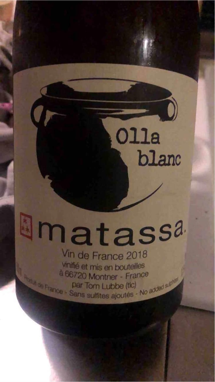 Olla Blanc - Domaine Matassa - Tom Lubbe 