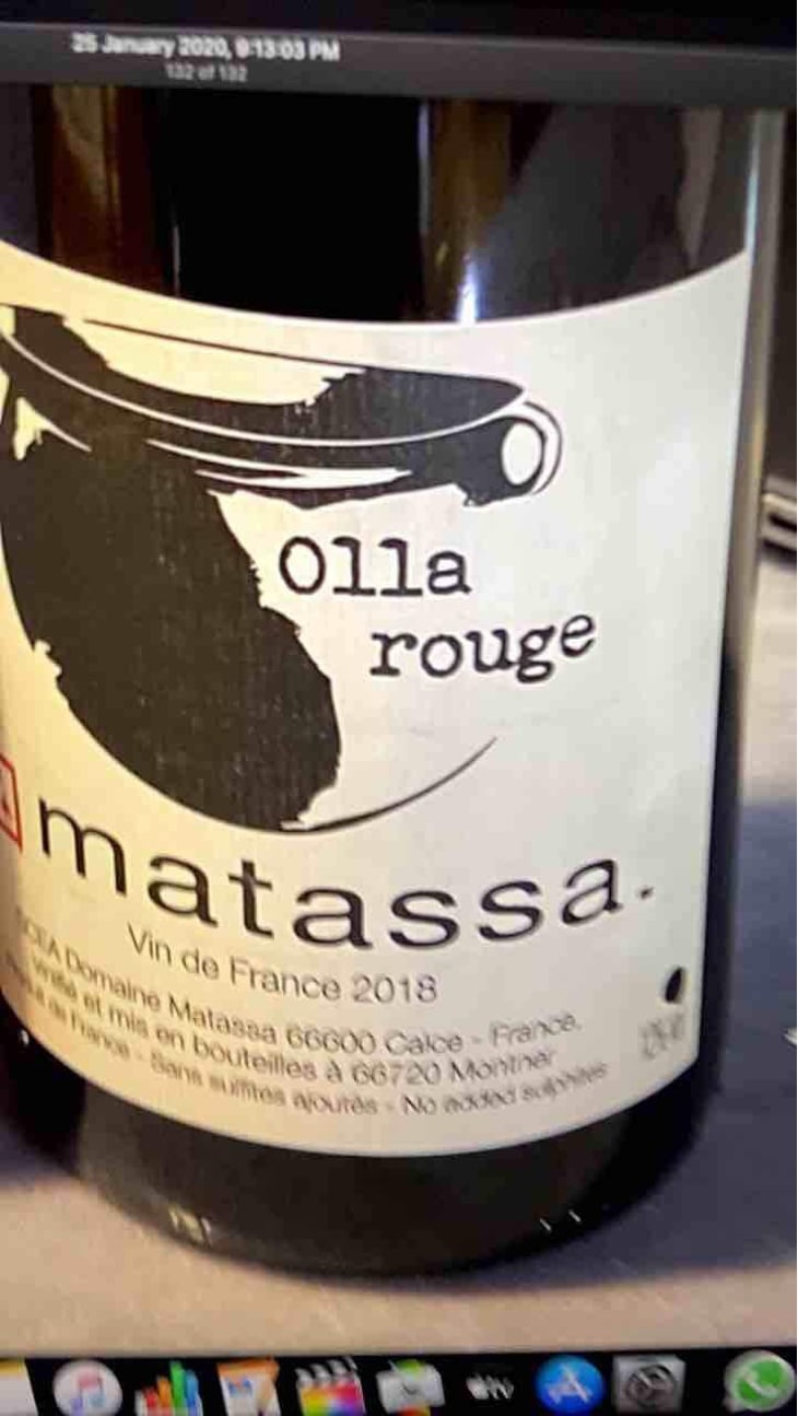 Olla Blanc - Domaine Matassa - Tom Lubbe 
