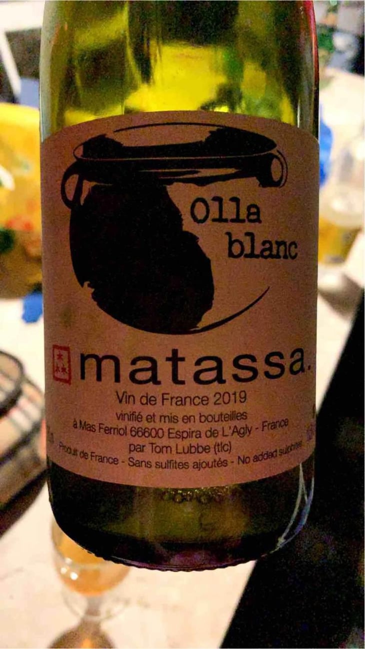 Olla Blanc - Domaine Matassa - Tom Lubbe 