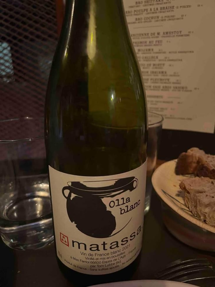 Olla Blanc - Domaine Matassa - Tom Lubbe 
