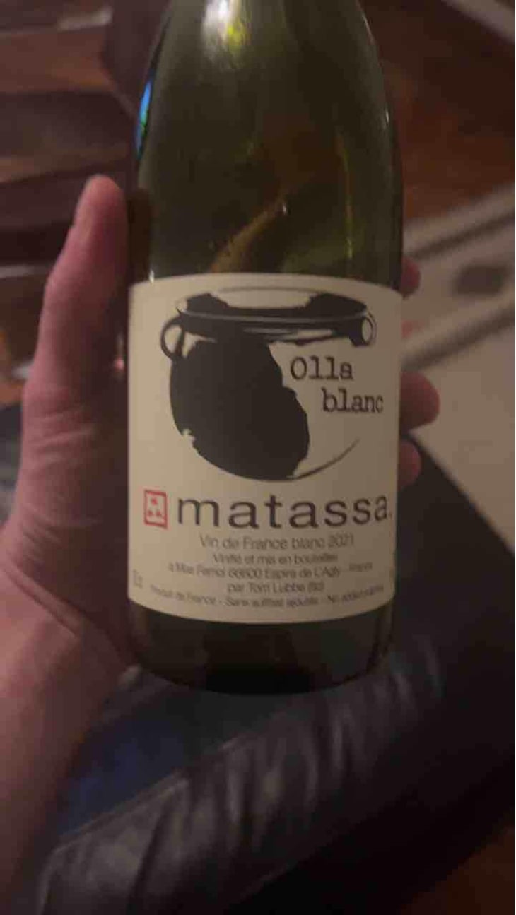 Olla Blanc - Domaine Matassa - Tom Lubbe 