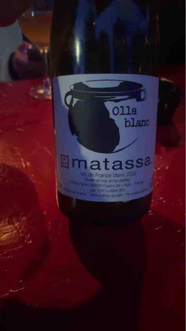 Olla Blanc - Domaine Matassa - Tom Lubbe 