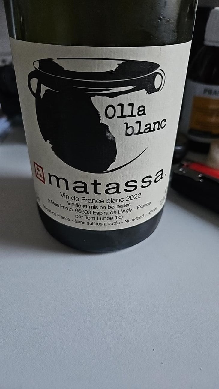 Olla Blanc - Domaine Matassa - Tom Lubbe 