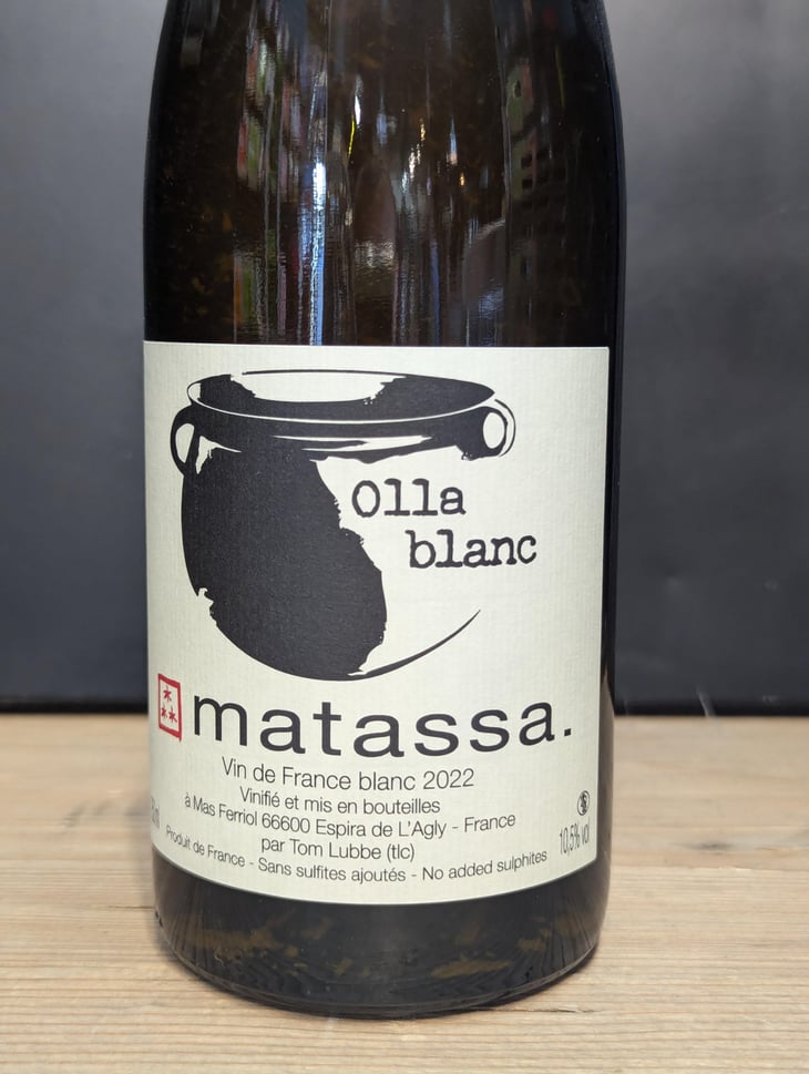 Olla Blanc - Domaine Matassa - Tom Lubbe 
