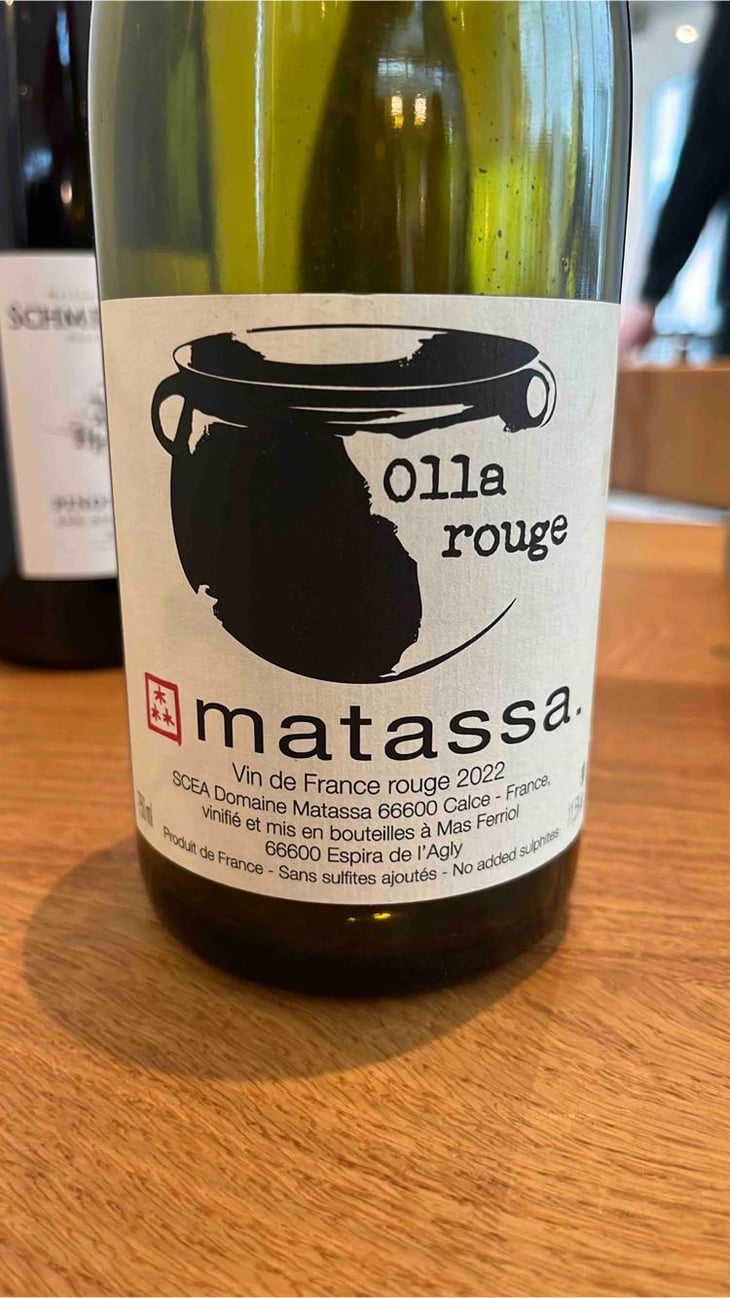 Olla rouge - Domaine Matassa - Tom Lubbe -2020