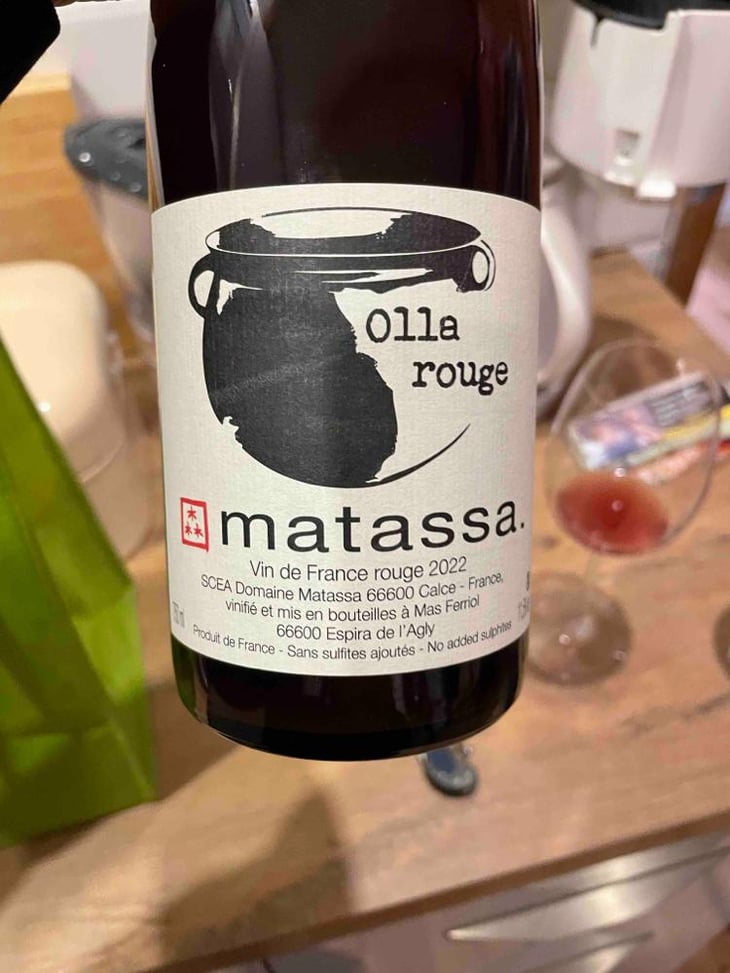 Olla rouge - Domaine Matassa - Tom Lubbe -2020