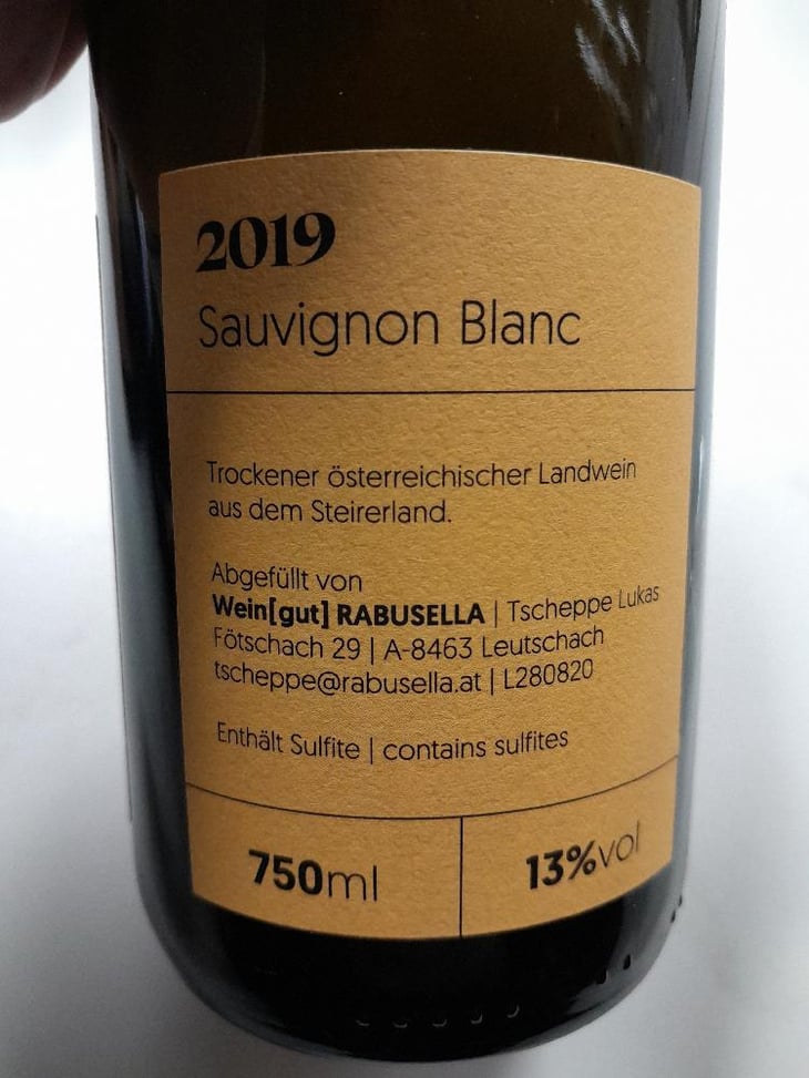 Rabusella - Weingut Rabusella - Lukas Tscheppe -2019