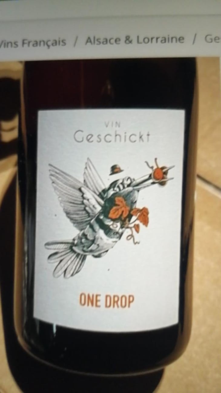 One drop - Domaine Geschickt - Arnaud Geschickt & Aurélie Fayolle -2022