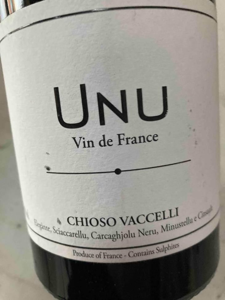 Unu - Domaine Vaccelli - Nathalie & Gérard Courrèges 
