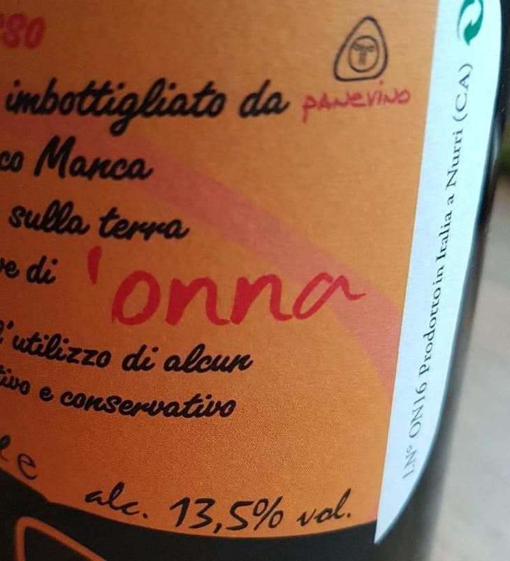 Onna Rosso - Panevino - Gianfranco Manca 
