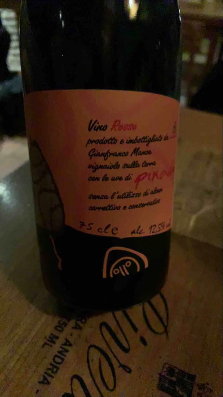 Onna Rosso - Panevino - Gianfranco Manca 