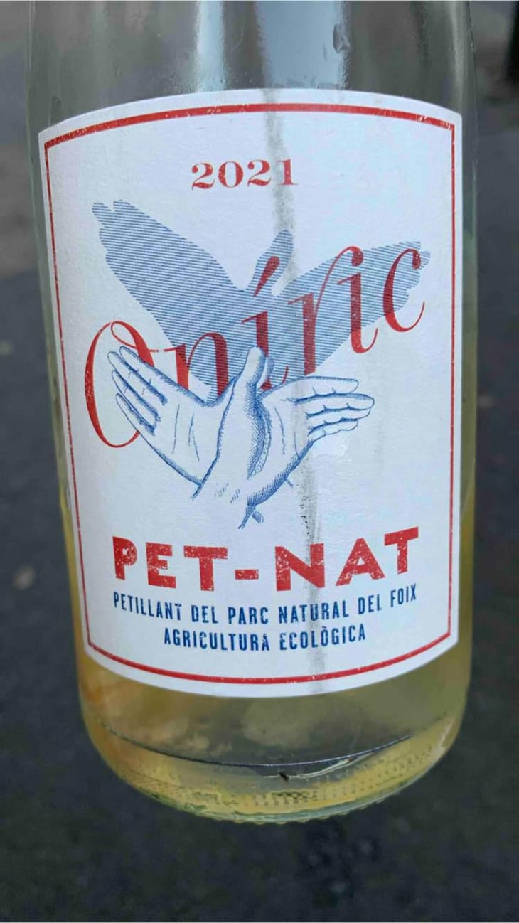 Onric Pet-Nat - Celler Entre Vinyes - Maria Barrena & Josep Tort Montserrat 