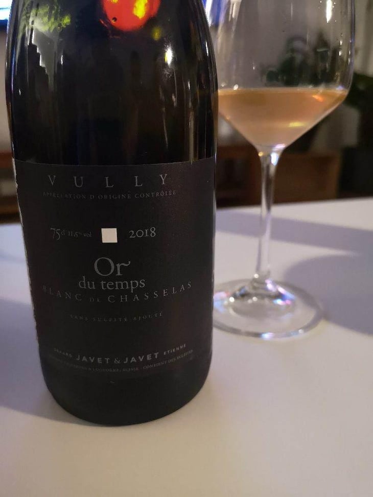 Or du Temps - Chasselas orange Nature - Javet & Javet - Etienne Javet 