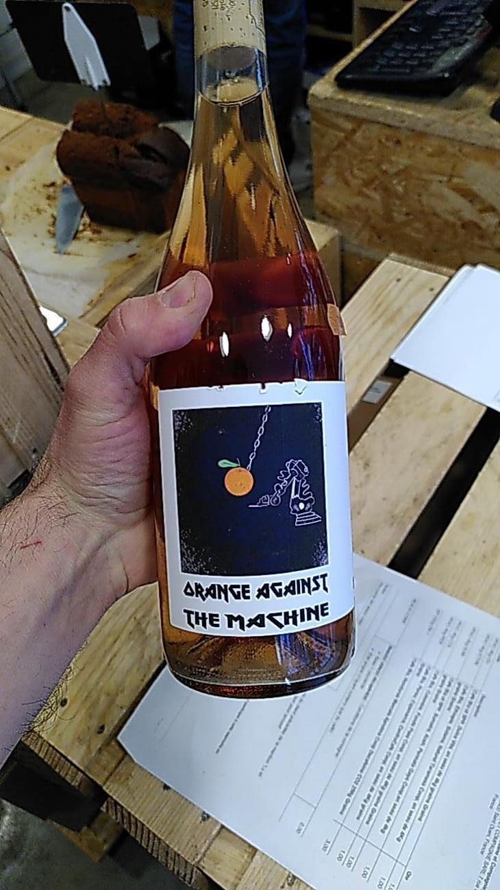 Orange against the machine - Banjo vino - Alexis RIVET DE SABATIER 