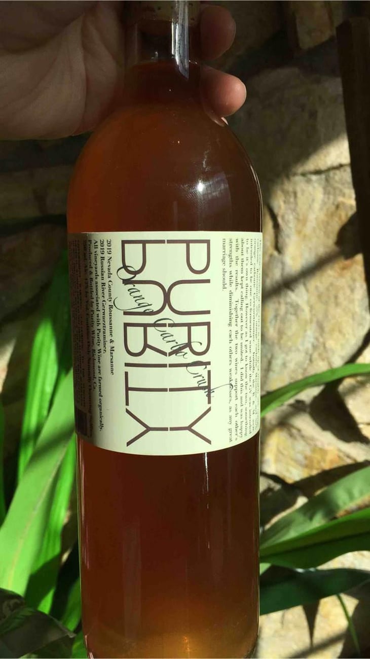Orange Carbo Crush - Purity Wine - Noel Diaz 
