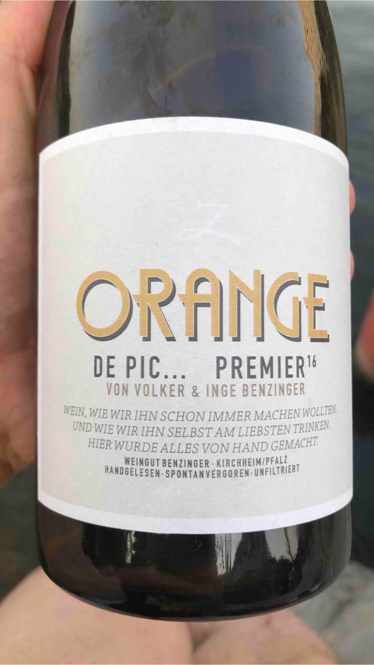 Orange de Cuvée Blanc - Weingut Benzinger - Volker & Inge Benzinger 