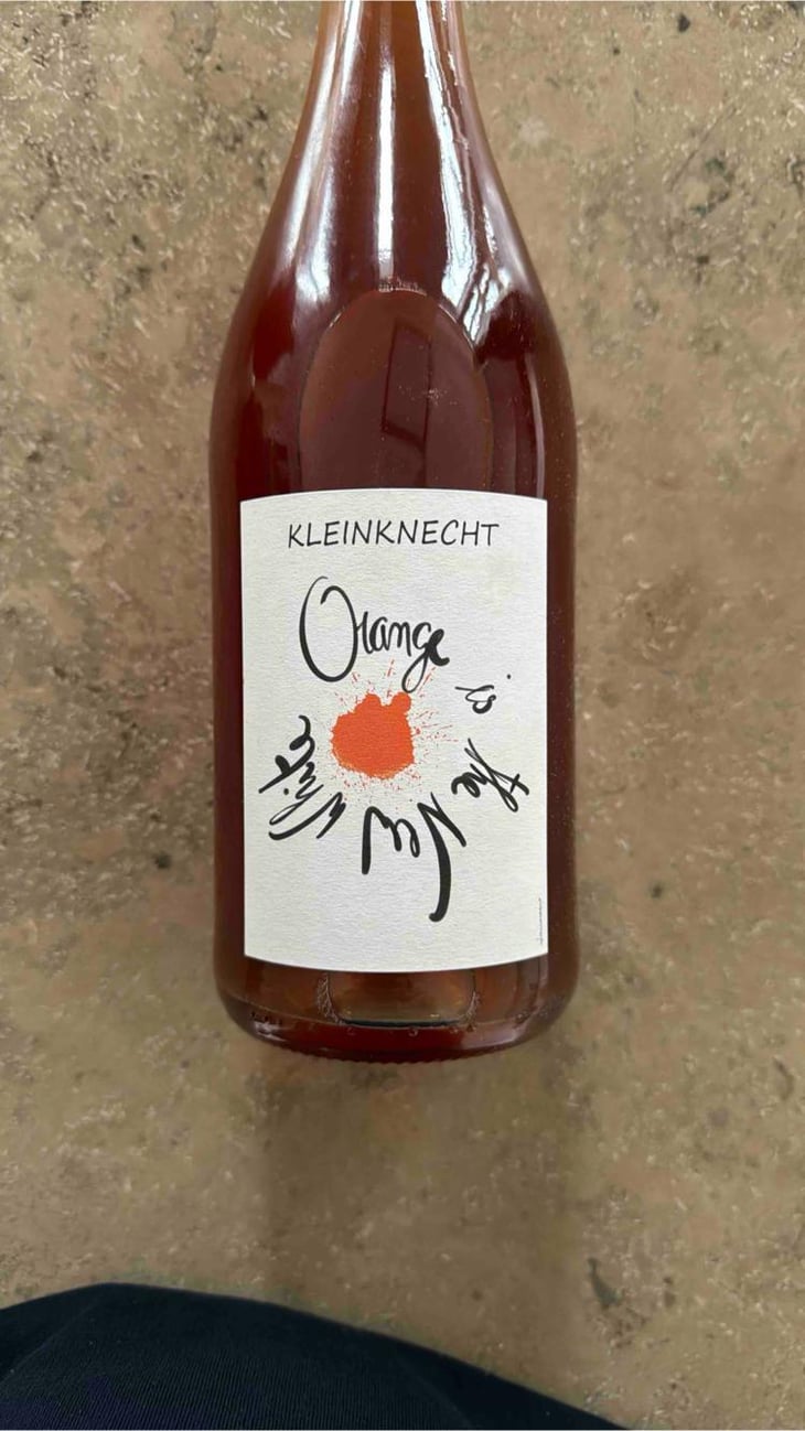 Orange is the New White - Maceration - Domaine Kleinknecht - André Kleinknecht 