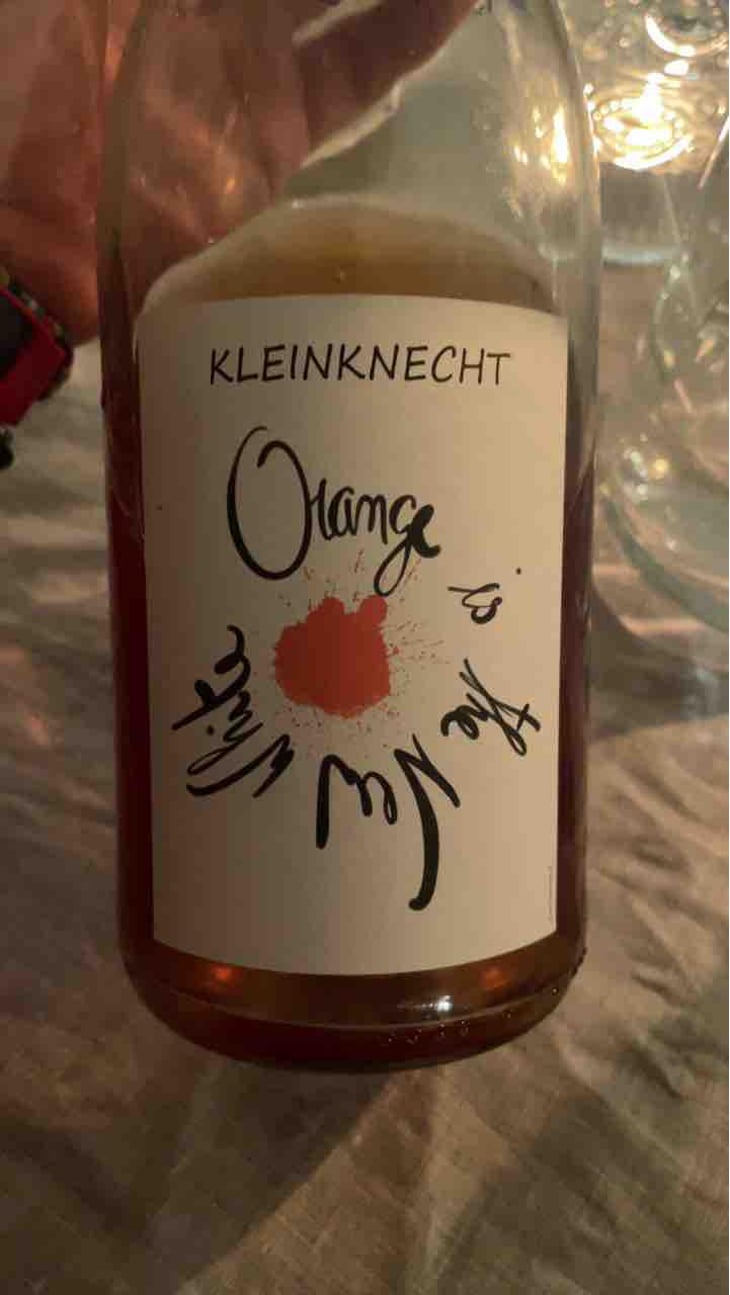Orange is the New White - Maceration - Domaine Kleinknecht - André Kleinknecht 