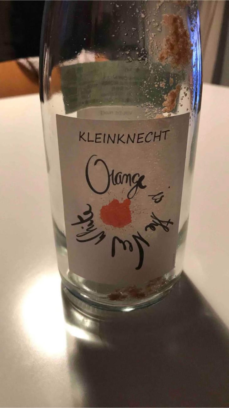 Orange is the New White - Maceration - Domaine Kleinknecht - André Kleinknecht 