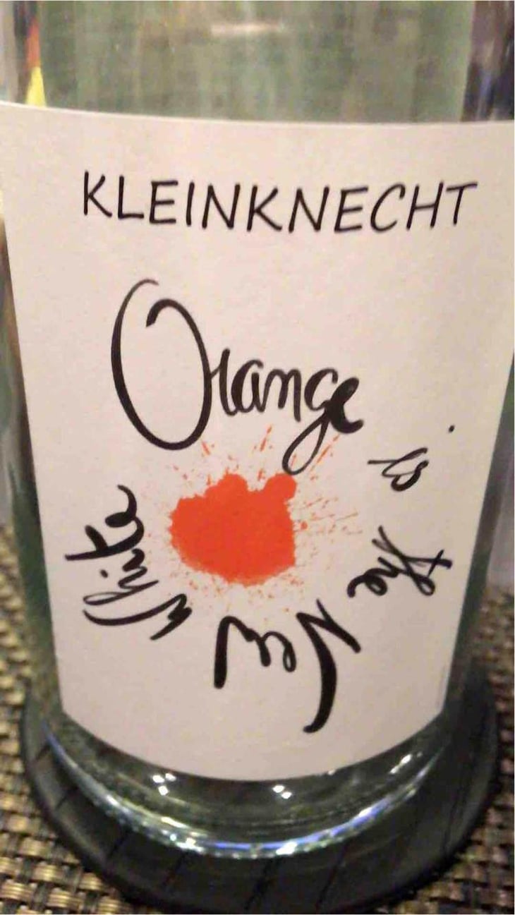 Orange is the New White - Maceration - Domaine Kleinknecht - André Kleinknecht 