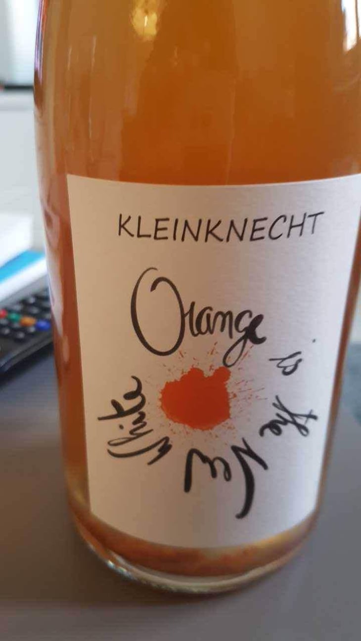Orange is the New White - Maceration - Domaine Kleinknecht - André Kleinknecht 
