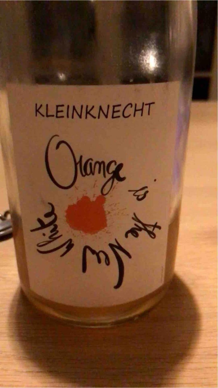 Orange is the New White - Maceration - Domaine Kleinknecht - André Kleinknecht 