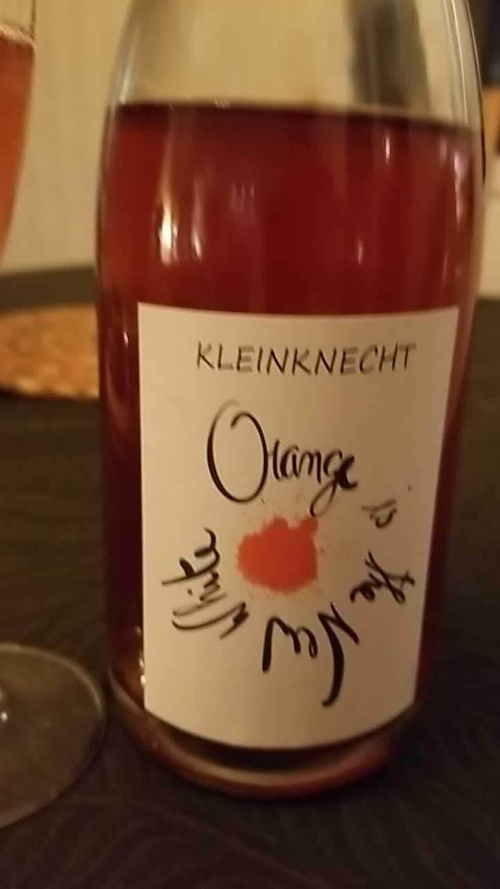 Orange is the New White - Maceration - Domaine Kleinknecht - André Kleinknecht 