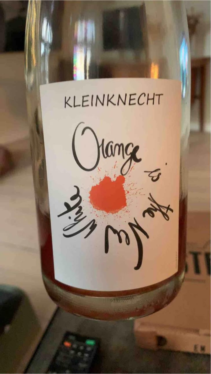 Orange is the New White - Maceration - Domaine Kleinknecht - André Kleinknecht 
