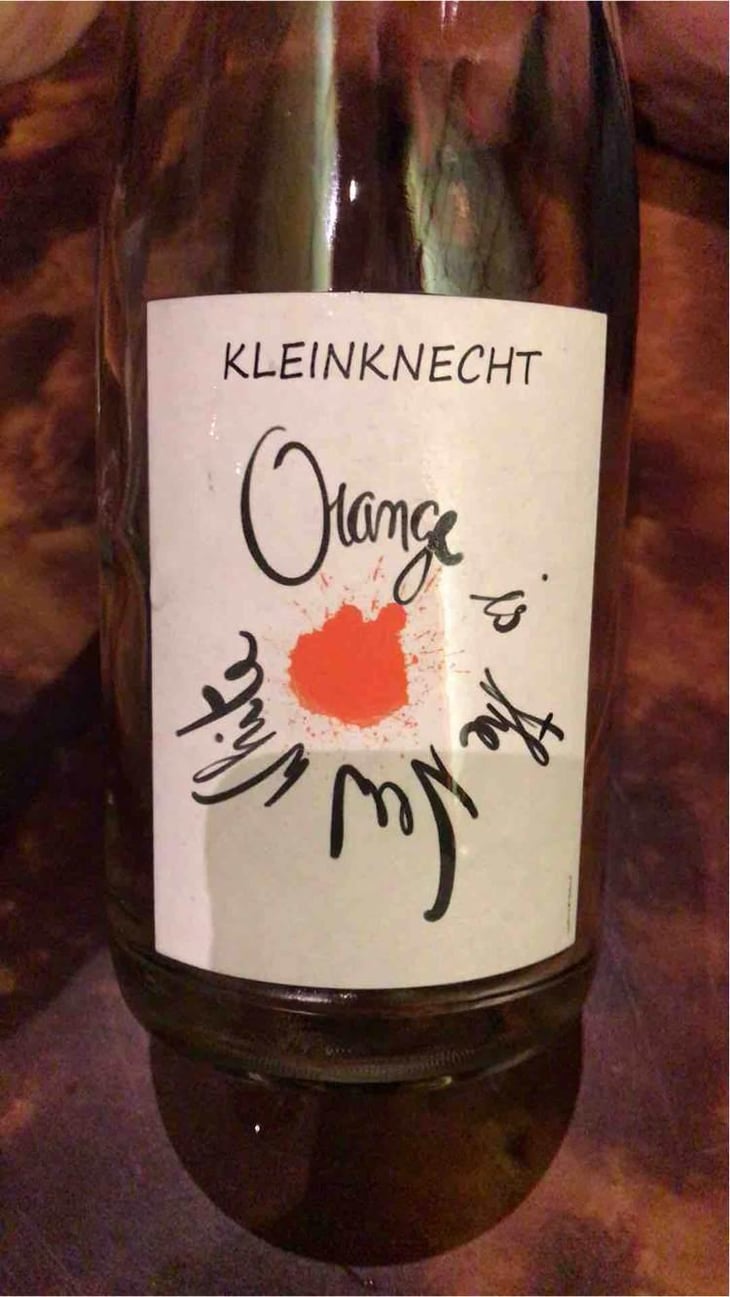 Orange is the New White - Maceration - Domaine Kleinknecht - André Kleinknecht 