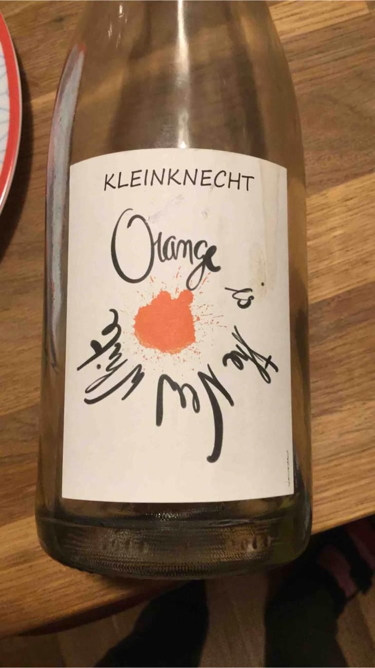 Orange is the New White - Maceration - Domaine Kleinknecht - André Kleinknecht 