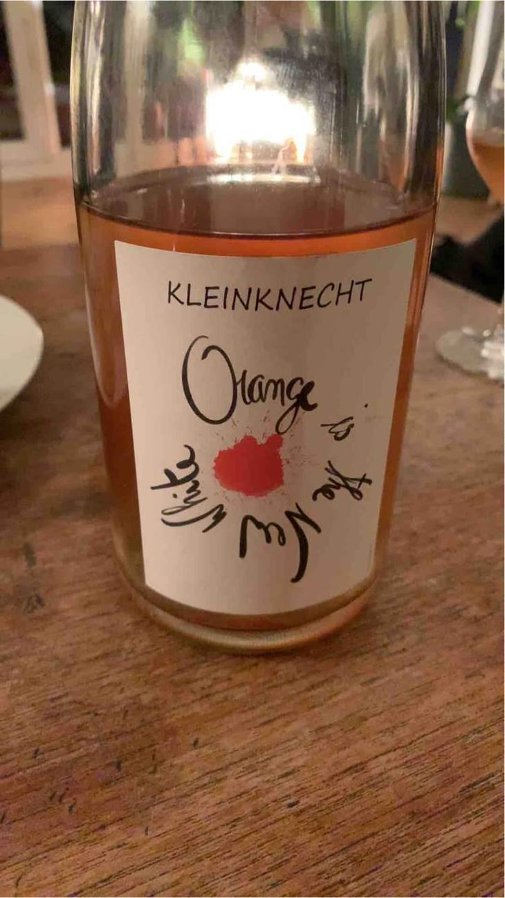 Orange is the New White - Maceration - Domaine Kleinknecht - André Kleinknecht 