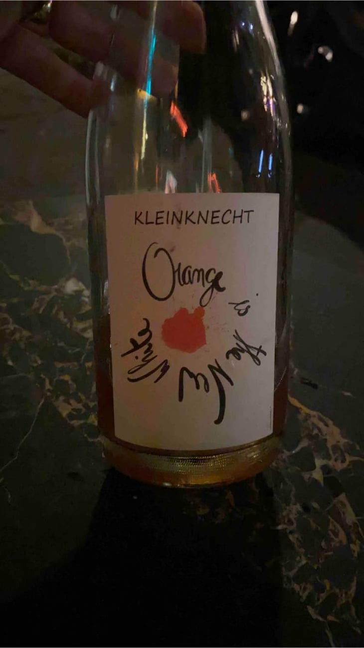 Orange is the New White - Maceration - Domaine Kleinknecht - André Kleinknecht 