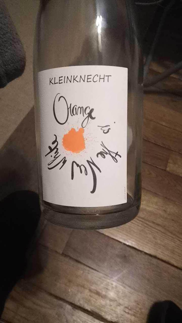 Orange is the New White - Maceration - Domaine Kleinknecht - André Kleinknecht 